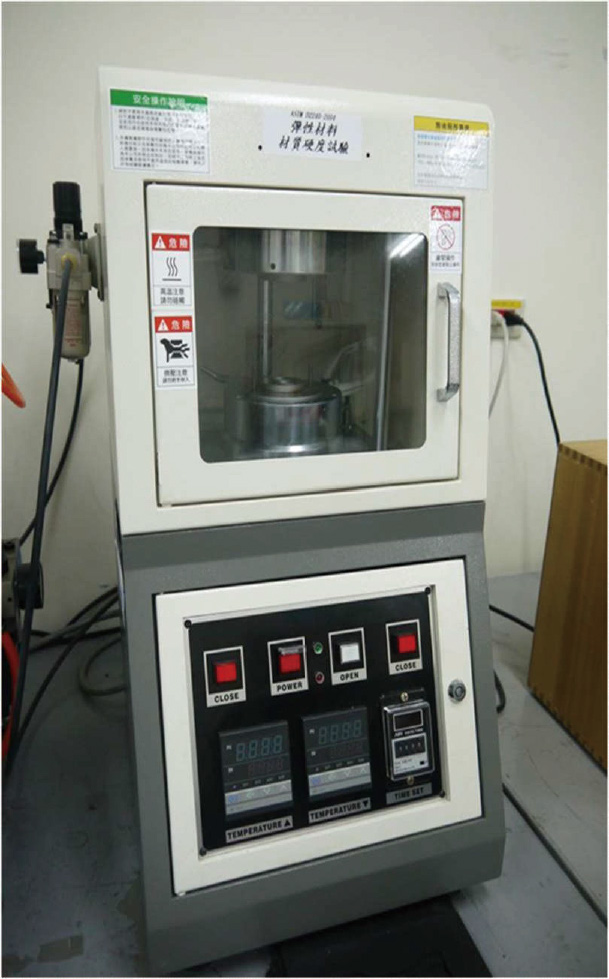 Rubber hardness tester